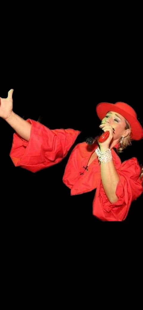 Picture of Maritza Rosales. She performs her Mexican and international show every Sunday at Cafe Marlene.